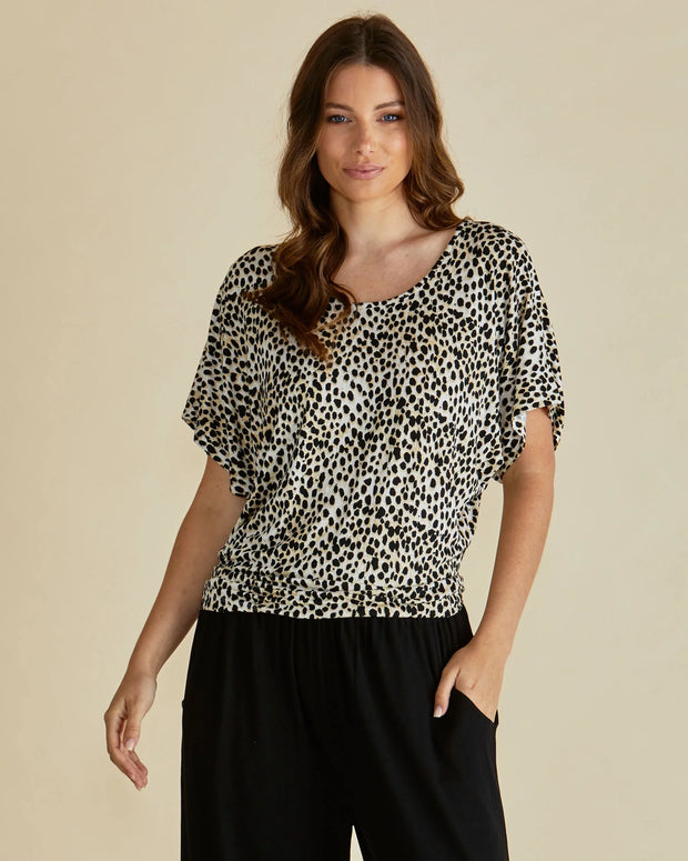 Betty Basics Maui Tee - Cheetah