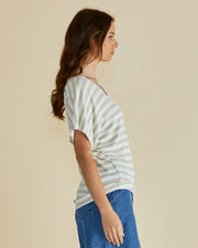 Betty Basics Maui Tee - Gold Stripe