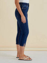 Betty Basics Camila Crop Jeans - Midnight Denim
