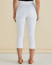 Betty Basics Camila Crop Jeans - White
