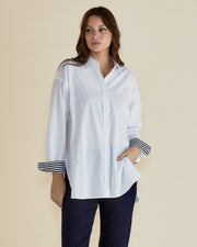 Betty Basics Claire Classic Shirt - White