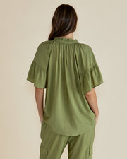 Betty Basics Vivienne Blouse - Pistachio