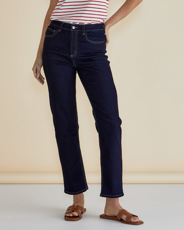 Betty Basics Stella Straight Leg Jeans - Indigo