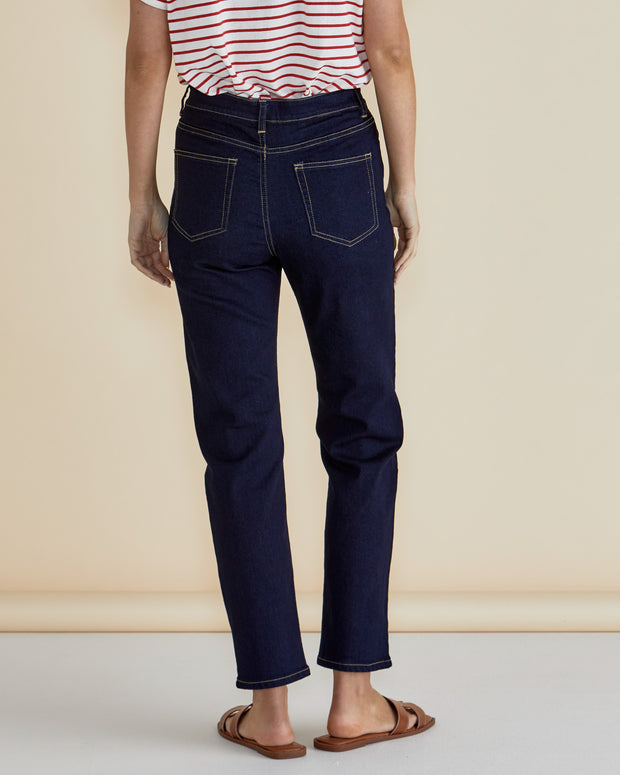 Betty Basics Stella Straight Leg Jeans - Indigo