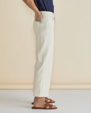 Betty Basics Willow Wide Leg Jean - Off-White