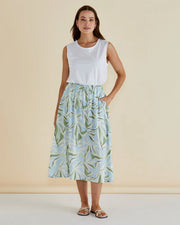 Betty Basics Belize Skirt - Garden Print