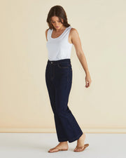 Betty Basics Fleur Bootleg Jean - Smoke Ink