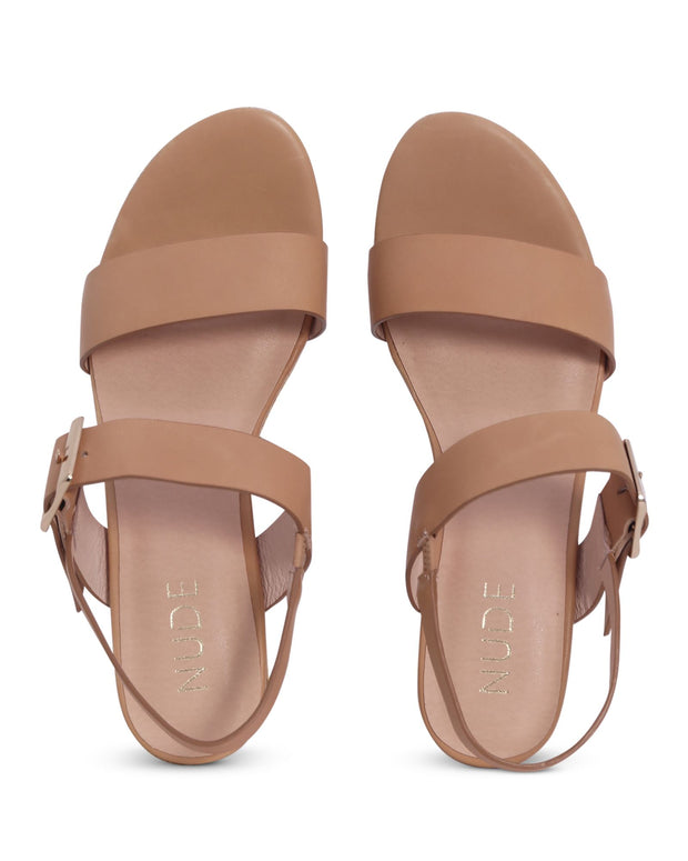 Nude Footwear Soldana Heel - Nude