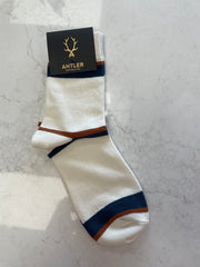 Antler Bone Stripe Sock