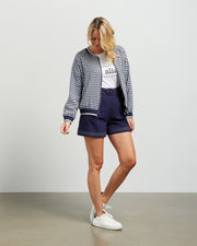 et alia Bobby Bomber - Ink/White Check