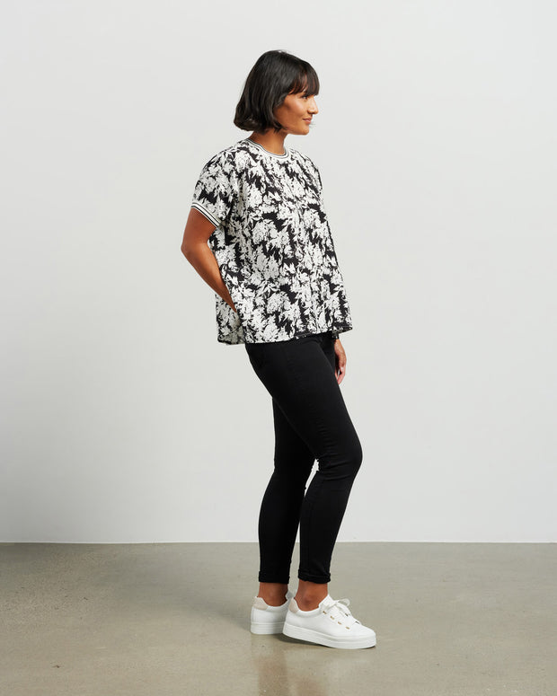 et alia Brea Top - Fiorello Print