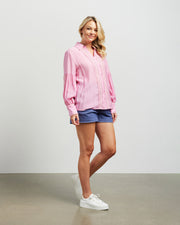 et alia Heidi Blouse - Barbie Pink