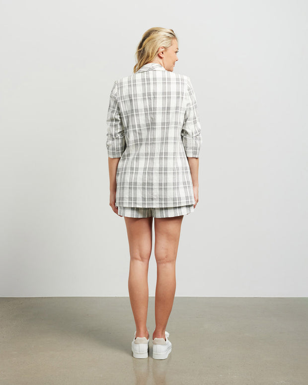 et alia Kennedy Blazer - White Plaid