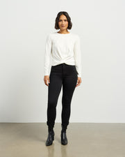 et alia Long Sleeve Twist Tee - Ivory