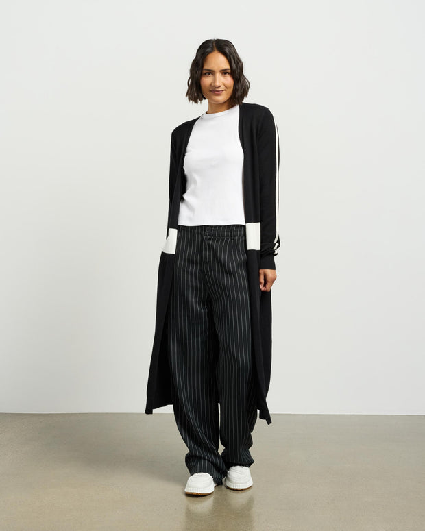 et alia Kyle Knit Cardi - Black/White