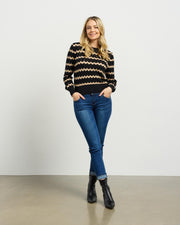 et alia Ziggy Knit - Black/Gold