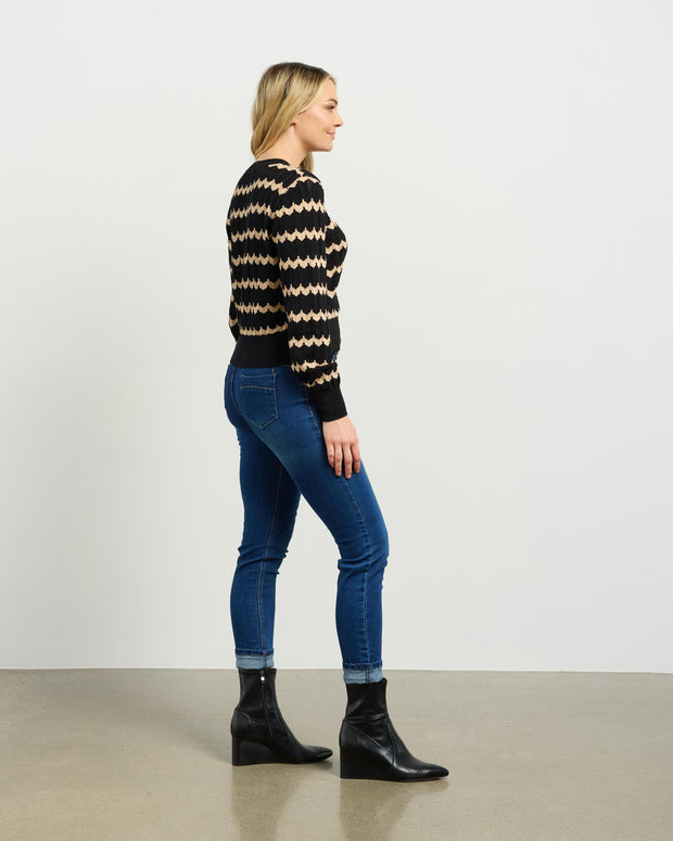 et alia Ziggy Knit - Black/Gold