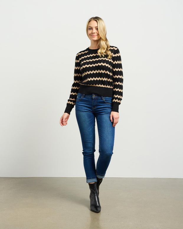 et alia Ziggy Knit - Black/Gold