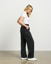 et alia Riley Pants - Black Pinstripe