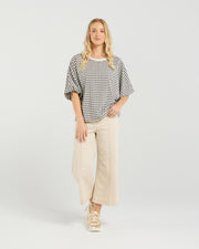 et alia Aroha Top - Monochrome Check