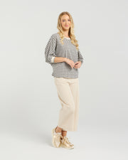 et alia Aroha Top - Monochrome Check