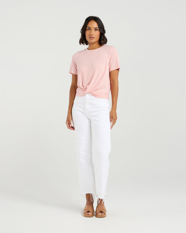 et alia Twist Tee - Candy Stripe