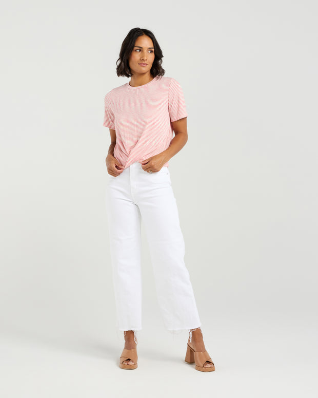 et alia Twist Tee - Candy Stripe