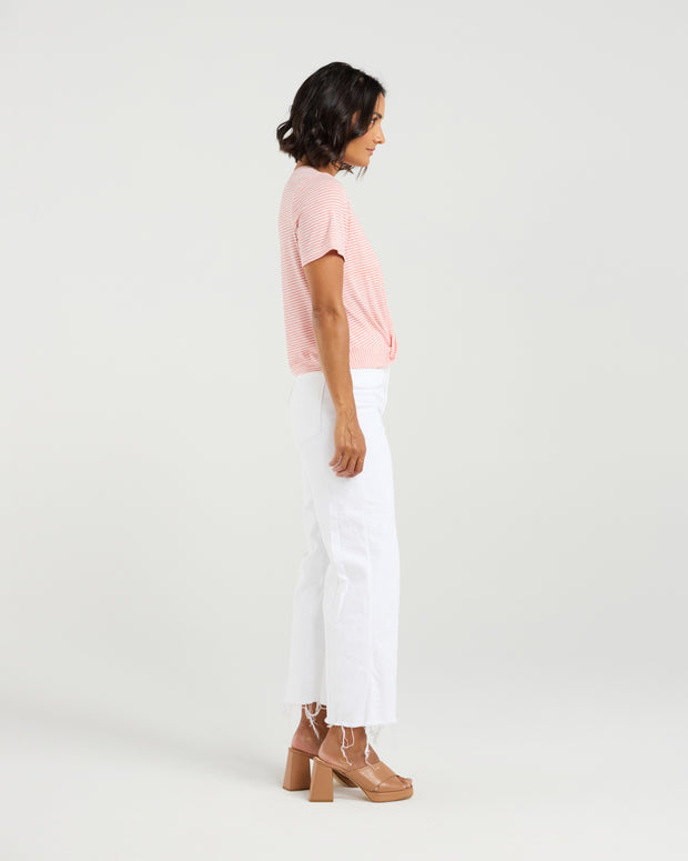 et alia Twist Tee - Candy Stripe