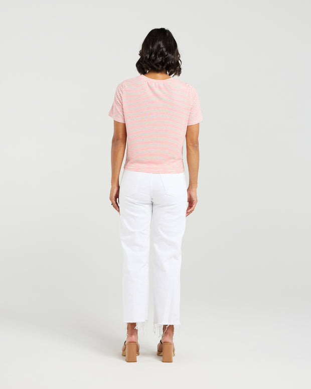 et alia Twist Tee - Candy Stripe