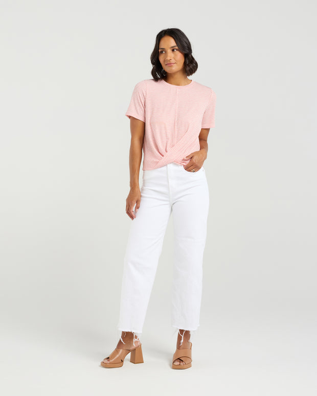 et alia Twist Tee - Candy Stripe