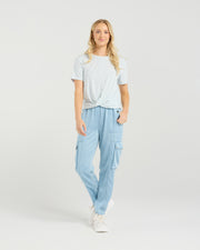 et alia Twist Tee - Sky Stripe