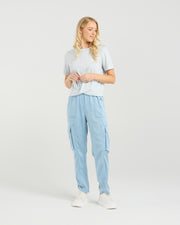 et alia Twist Tee - Sky Stripe