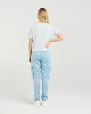 et alia Twist Tee - Sky Stripe