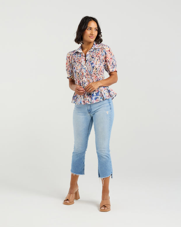 et alia Ruby Blouse - Poppy Patch