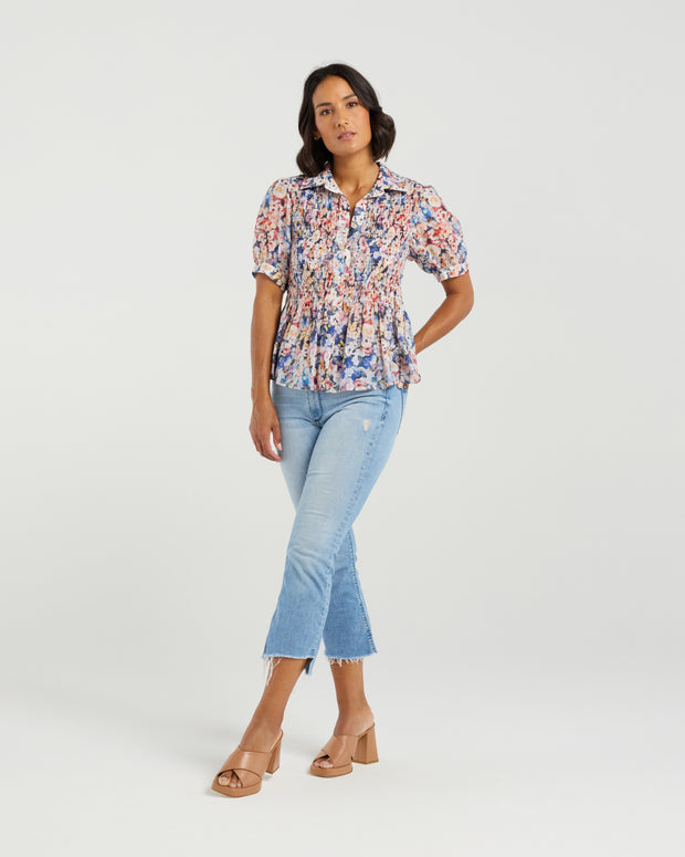 et alia Ruby Blouse - Poppy Patch