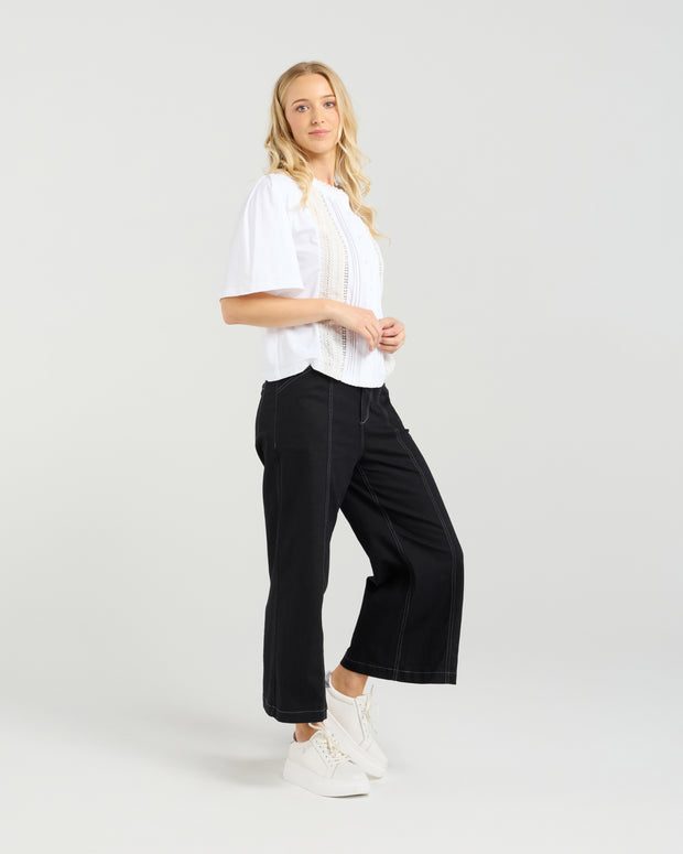 et alia Victoria Blouse - White