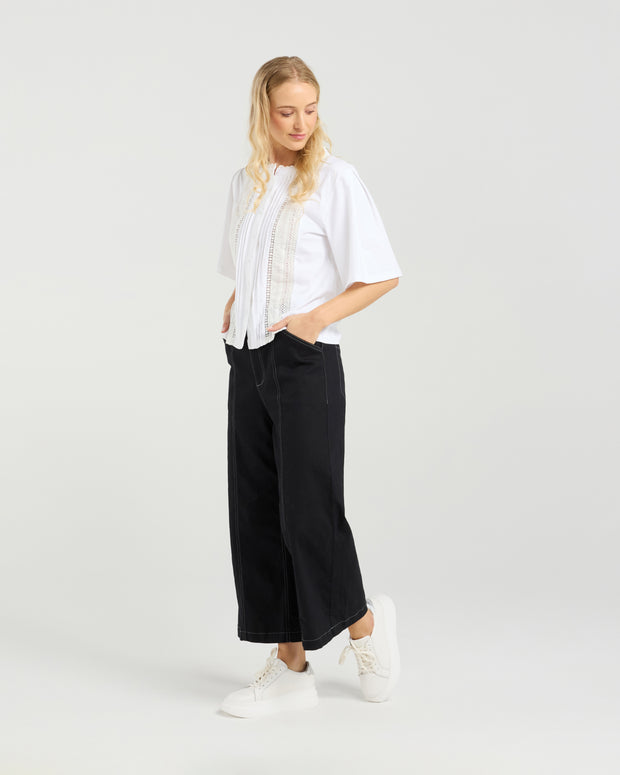 et alia Victoria Blouse - White