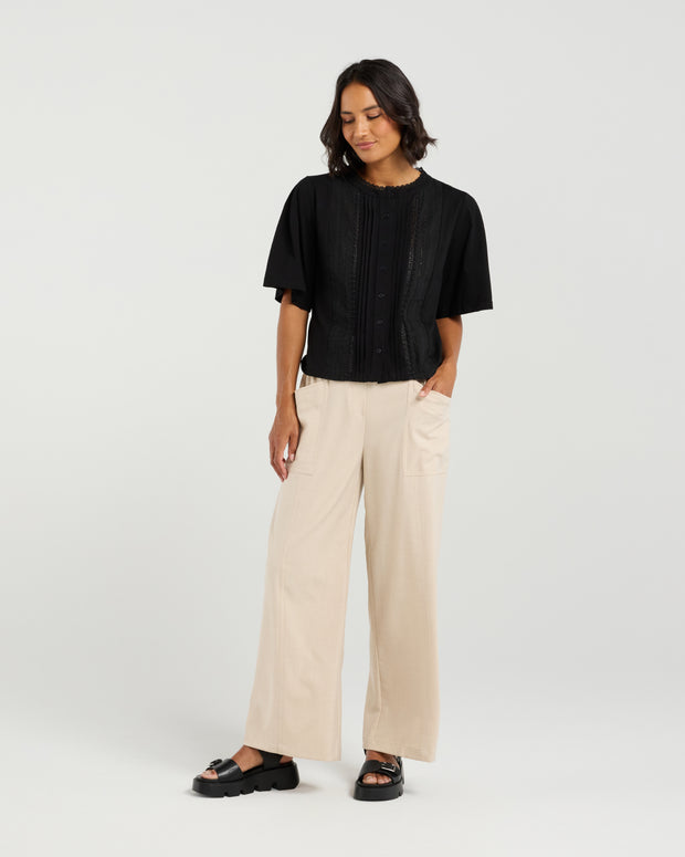 et alia Victoria Blouse - Black