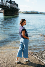 et alia Sedgewick Knit - Twilight Trellis