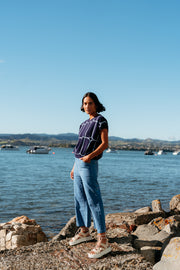 et alia Sedgewick Knit - Twilight Trellis