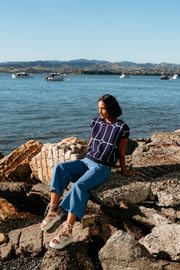 et alia Sedgewick Knit - Twilight Trellis