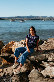 et alia Sedgewick Knit - Twilight Trellis