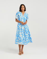 et alia Vera Dress - Flowerbomb Blue