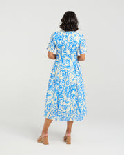 et alia Vera Dress - Flowerbomb Blue