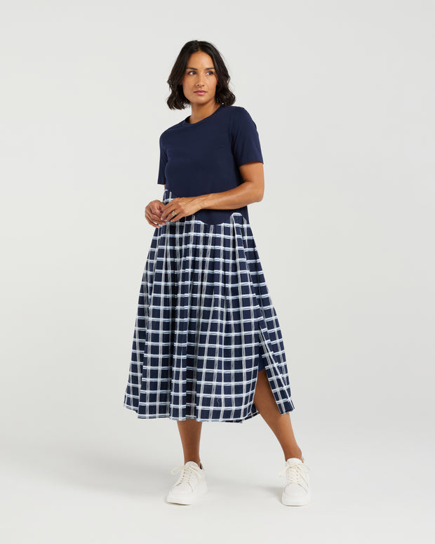 et alia Lee Dress - Midnight Weave