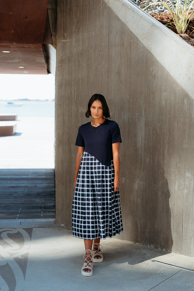 et alia Lee Dress - Midnight Weave