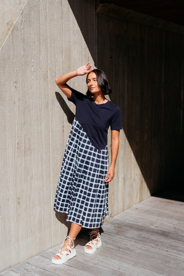 et alia Lee Dress - Midnight Weave