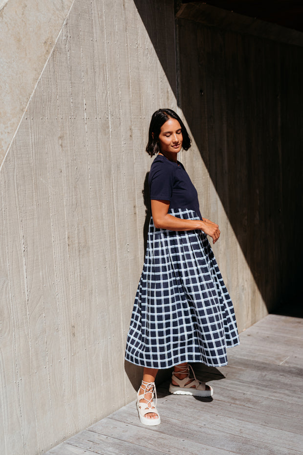 et alia Lee Dress - Midnight Weave
