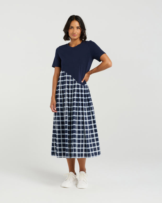 et alia Lee Dress - Midnight Weave