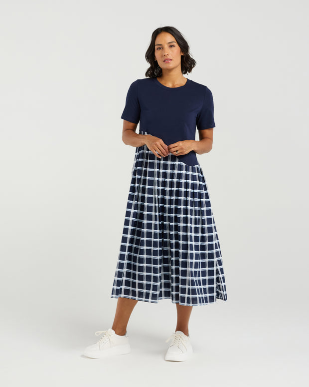 et alia Lee Dress - Midnight Weave